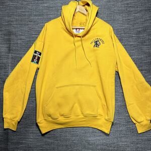 Yellowknives Indigenoius Vintage Dodger Hoodie Men's XL Yellow Patches Canada